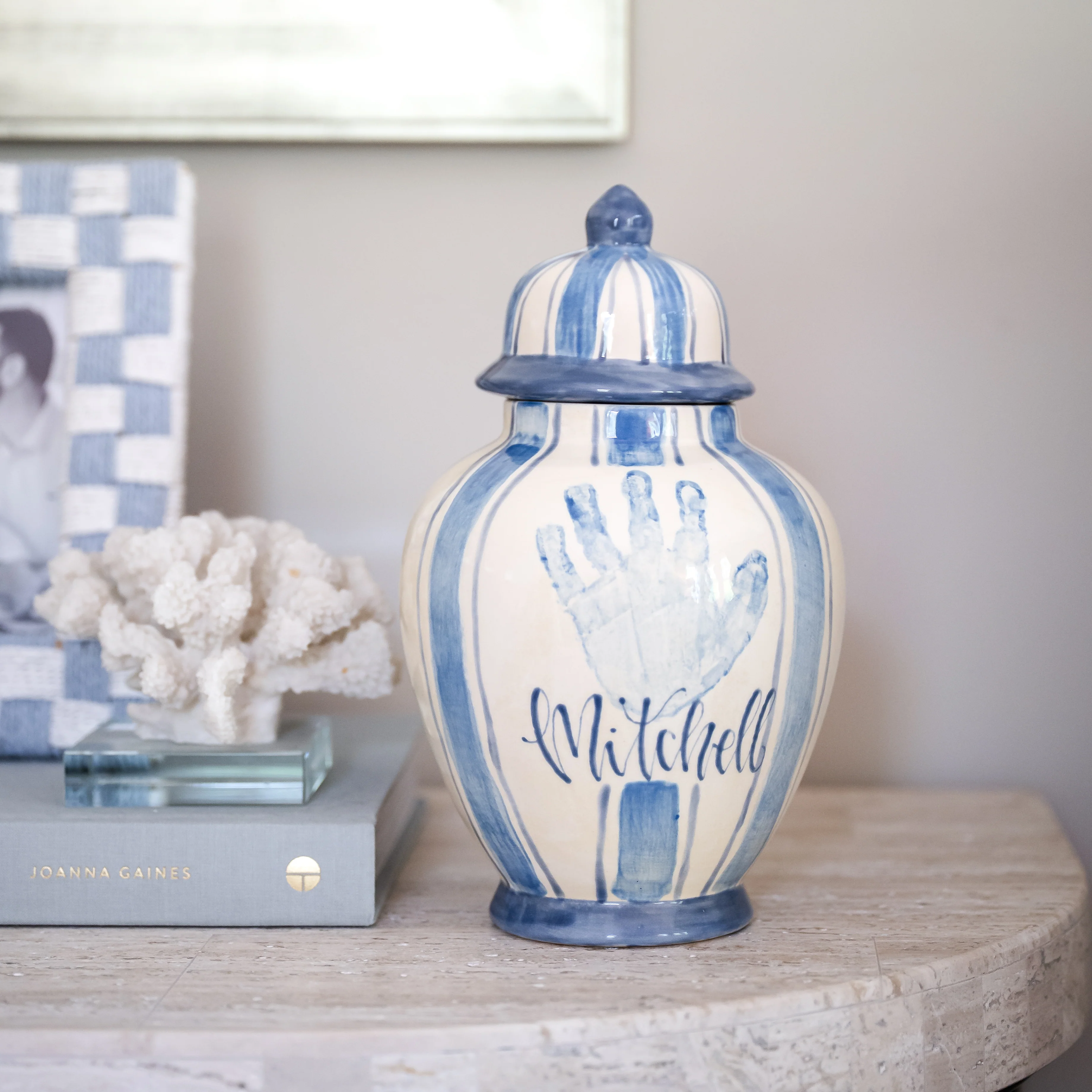 Stripes Tyler Ginger Jar