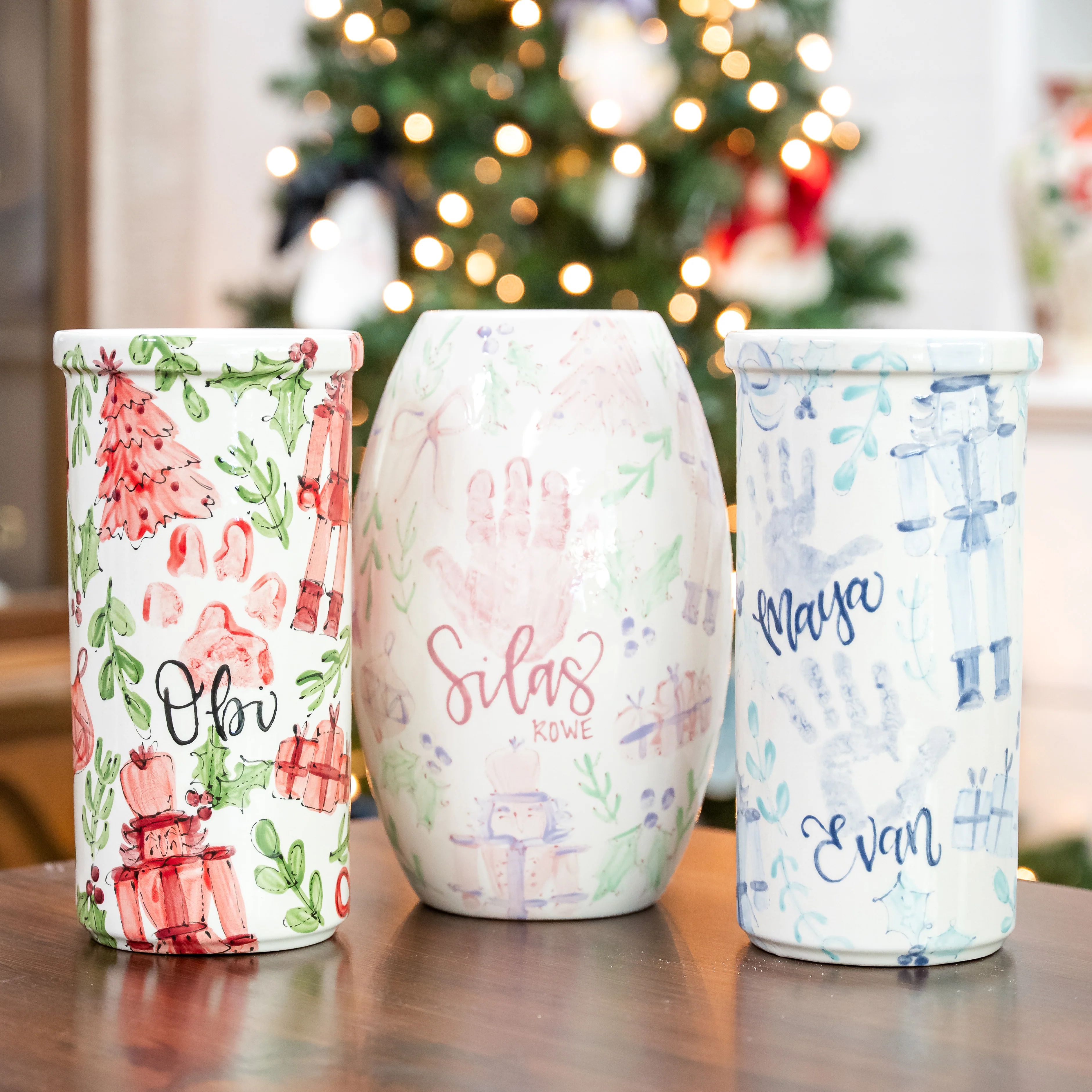 Nutcracker Chinoiserie Vase