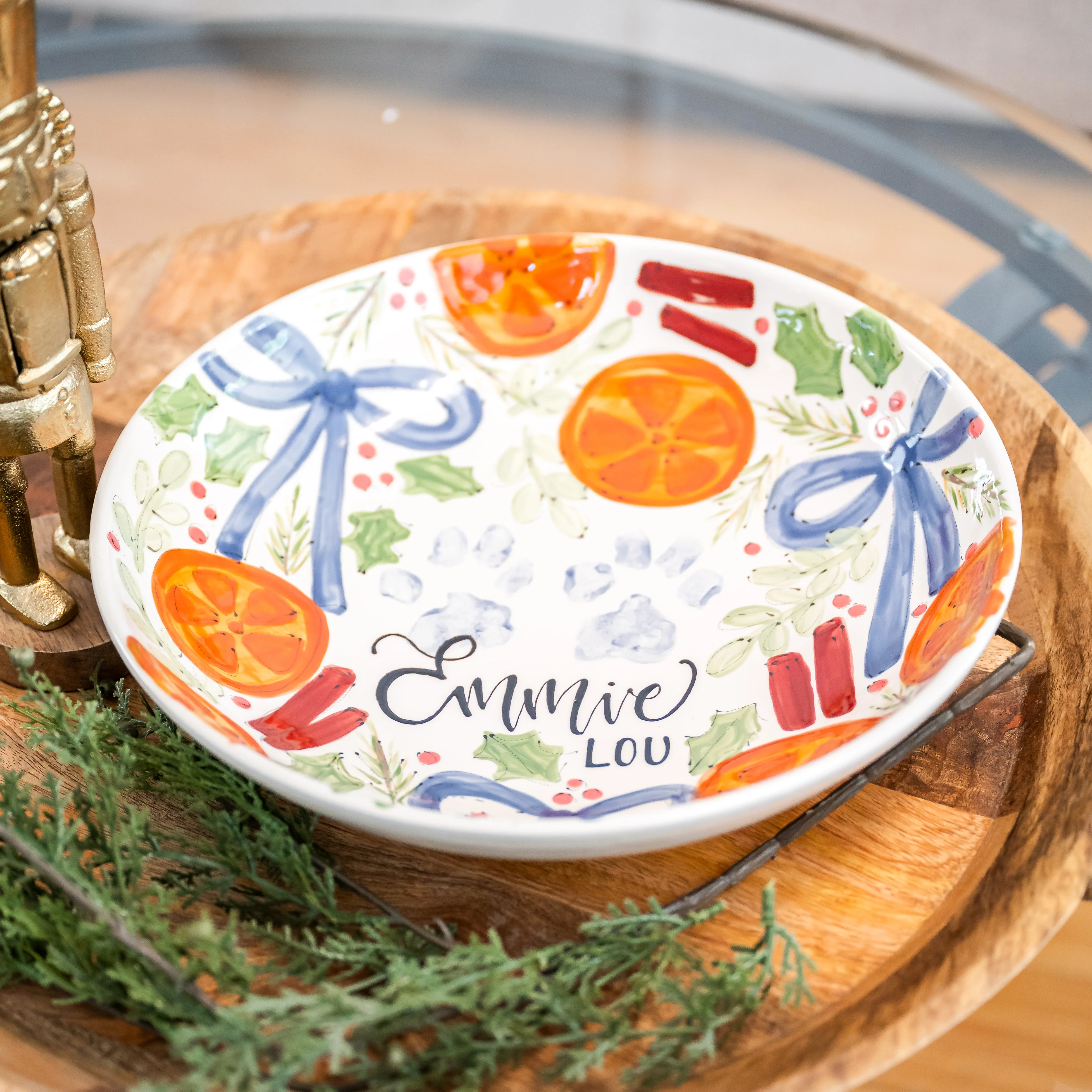 Citrus Garland Serving Bowl