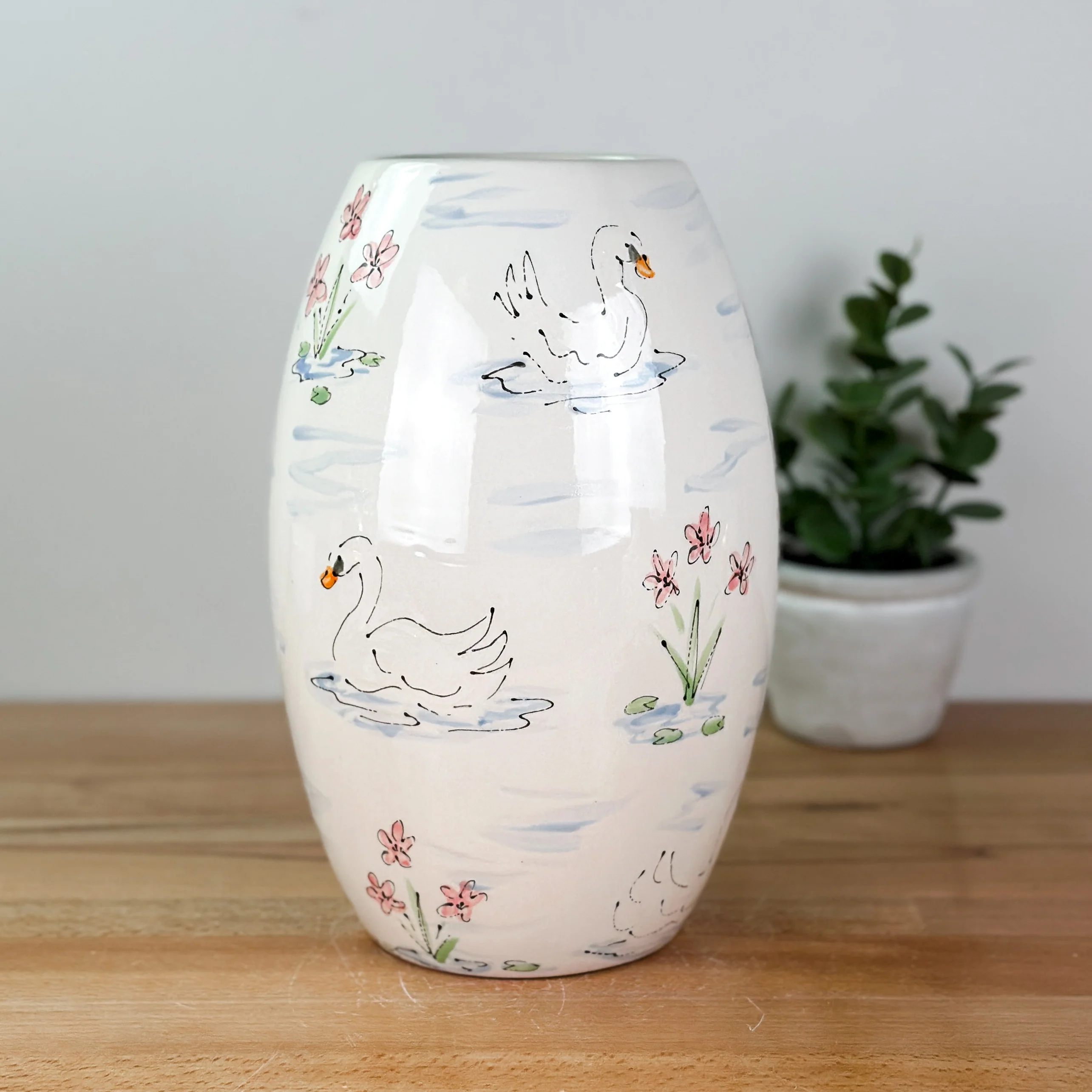Swans Vase