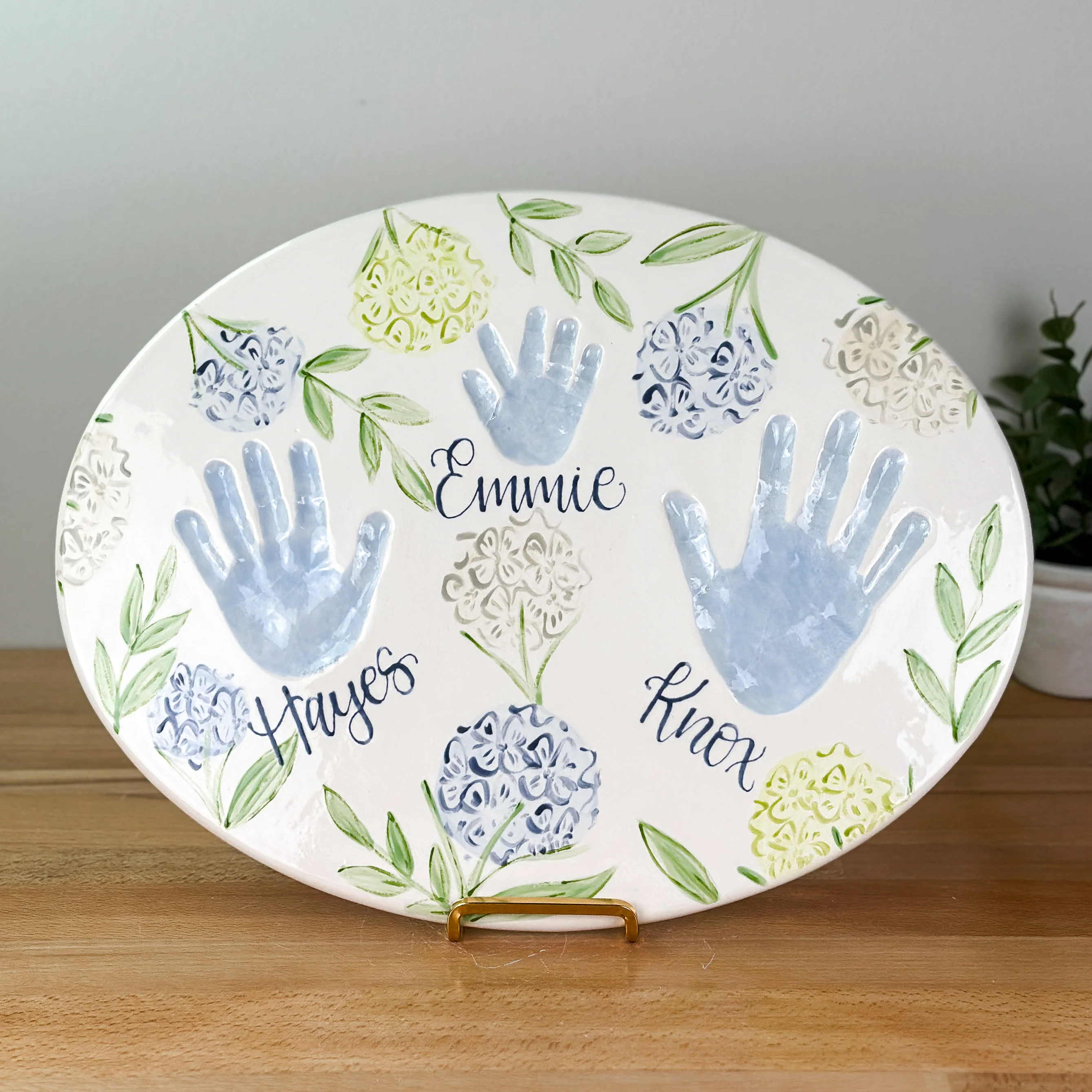 Sadie's Hydrangea Clay Plaque