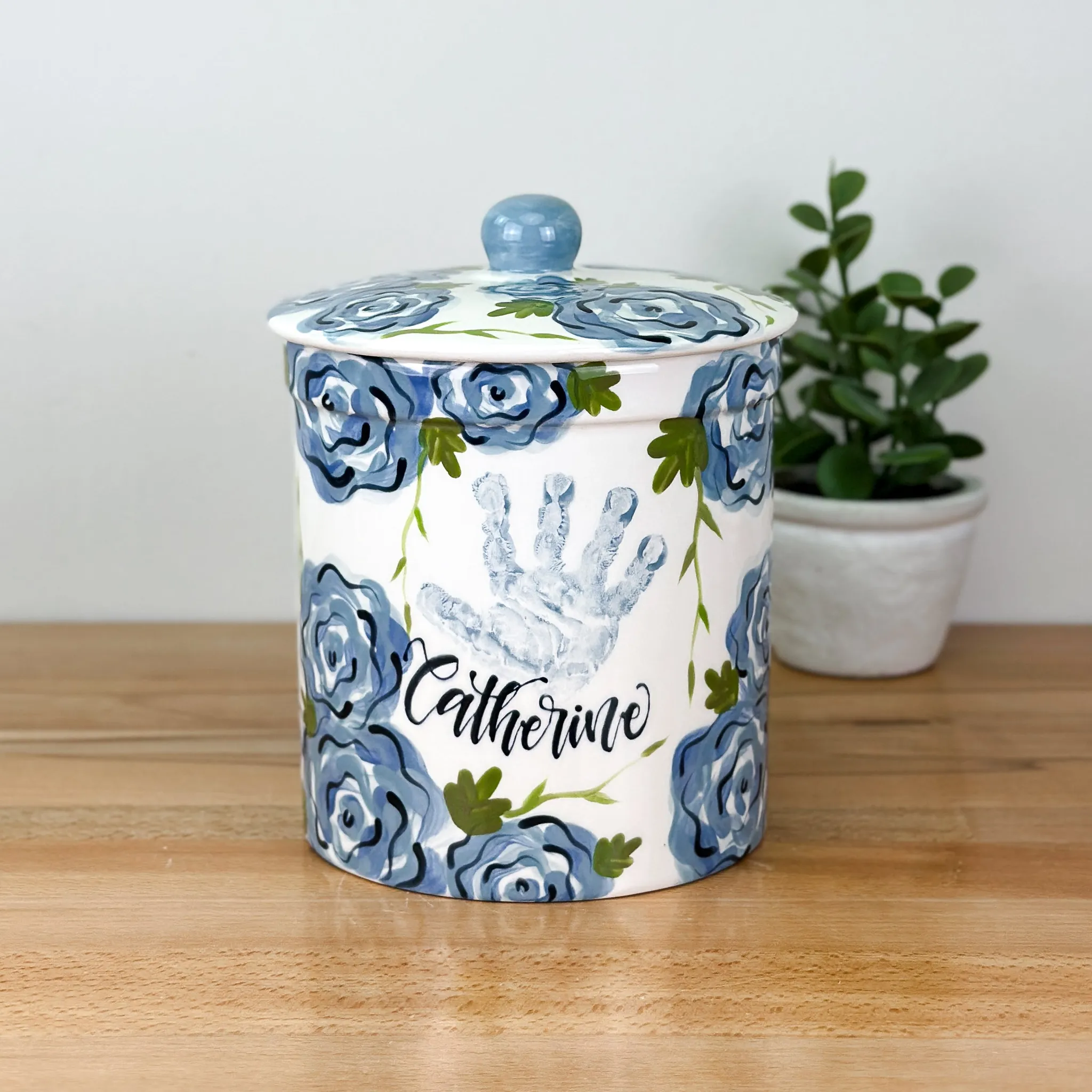 Elegant Flowers Petite Canister