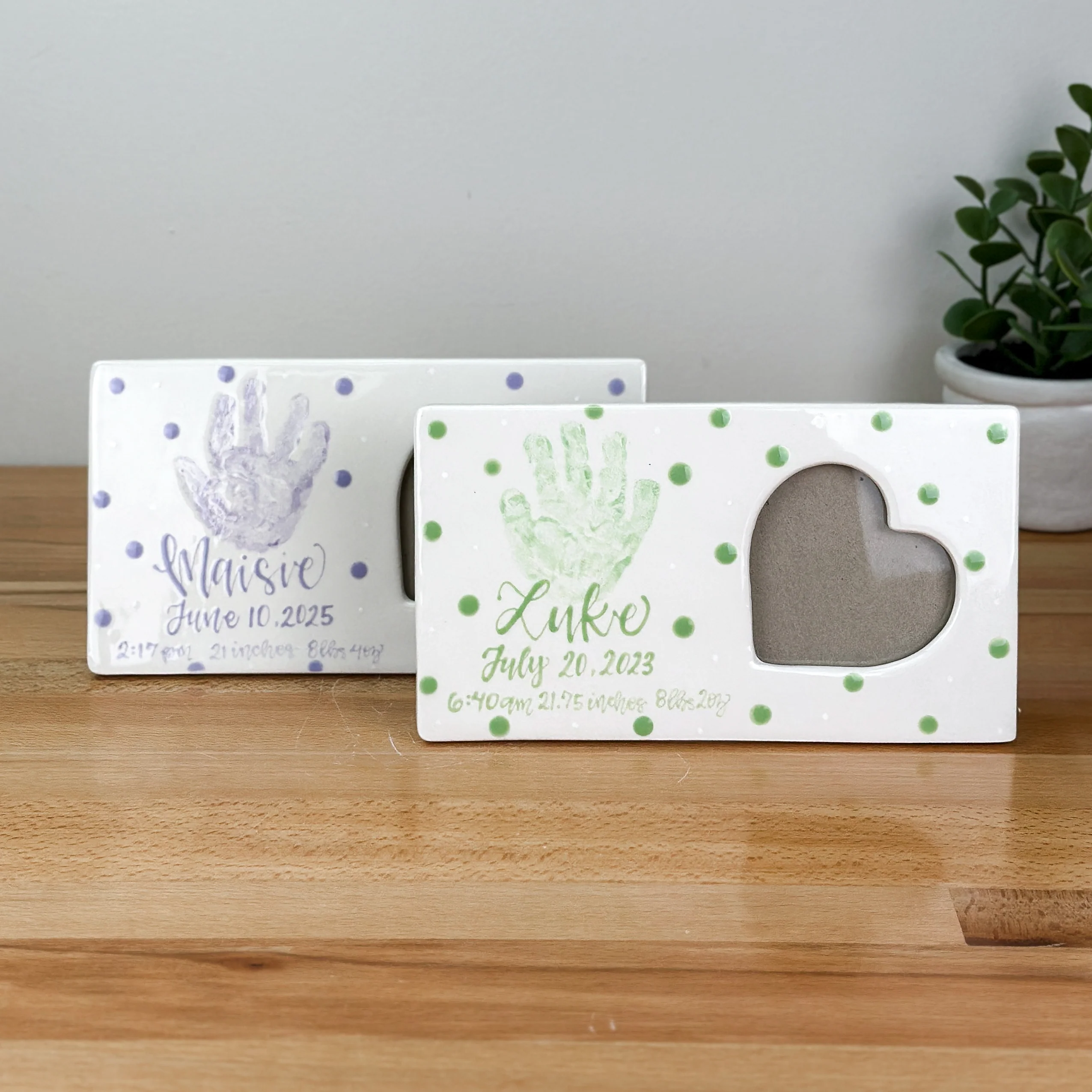 Polka Dot Picture Frame