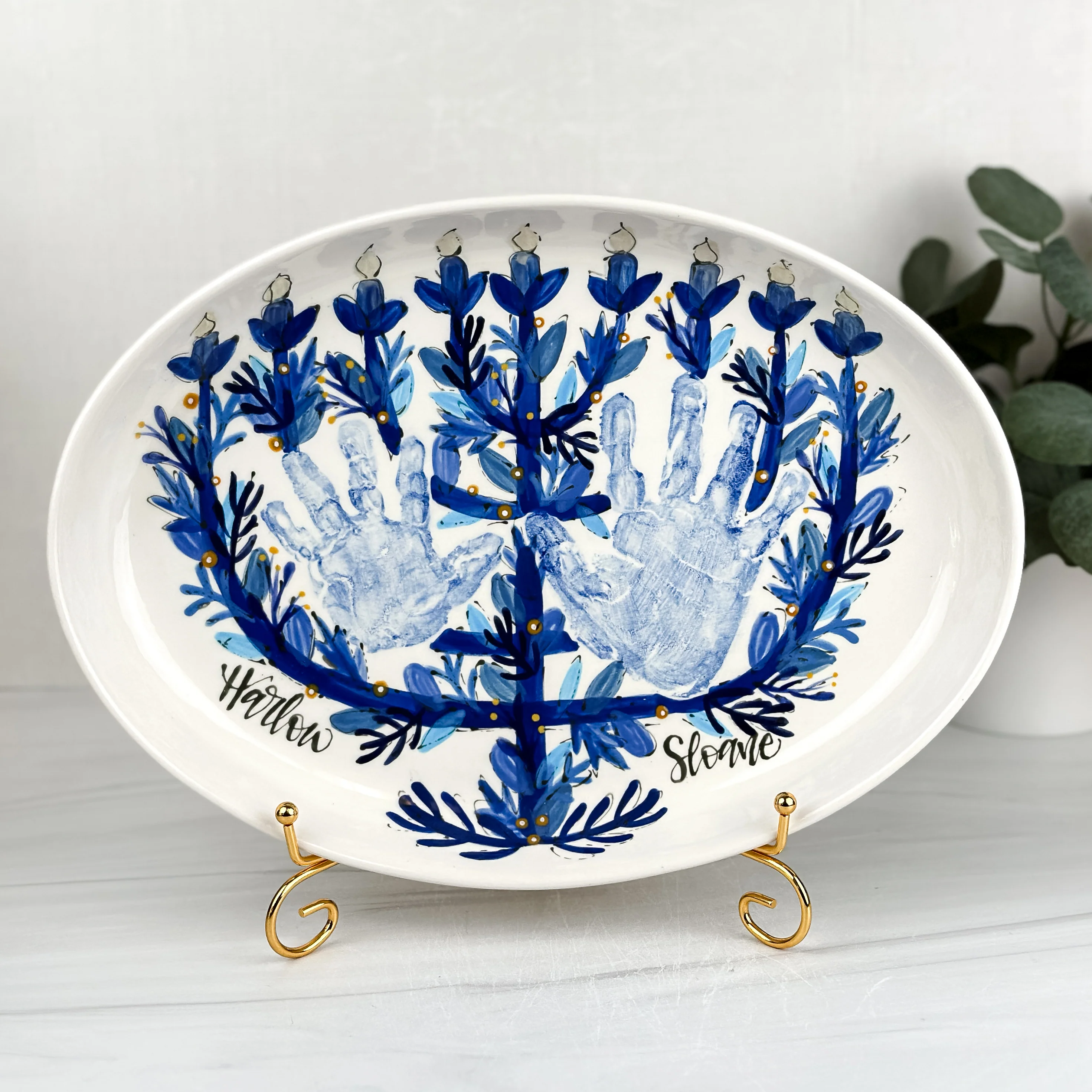 Menorah Petite Platter