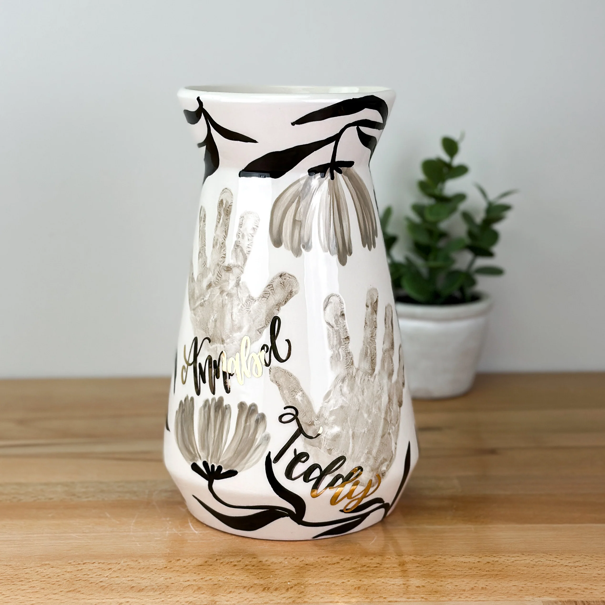 Art Deco Flowers Vase