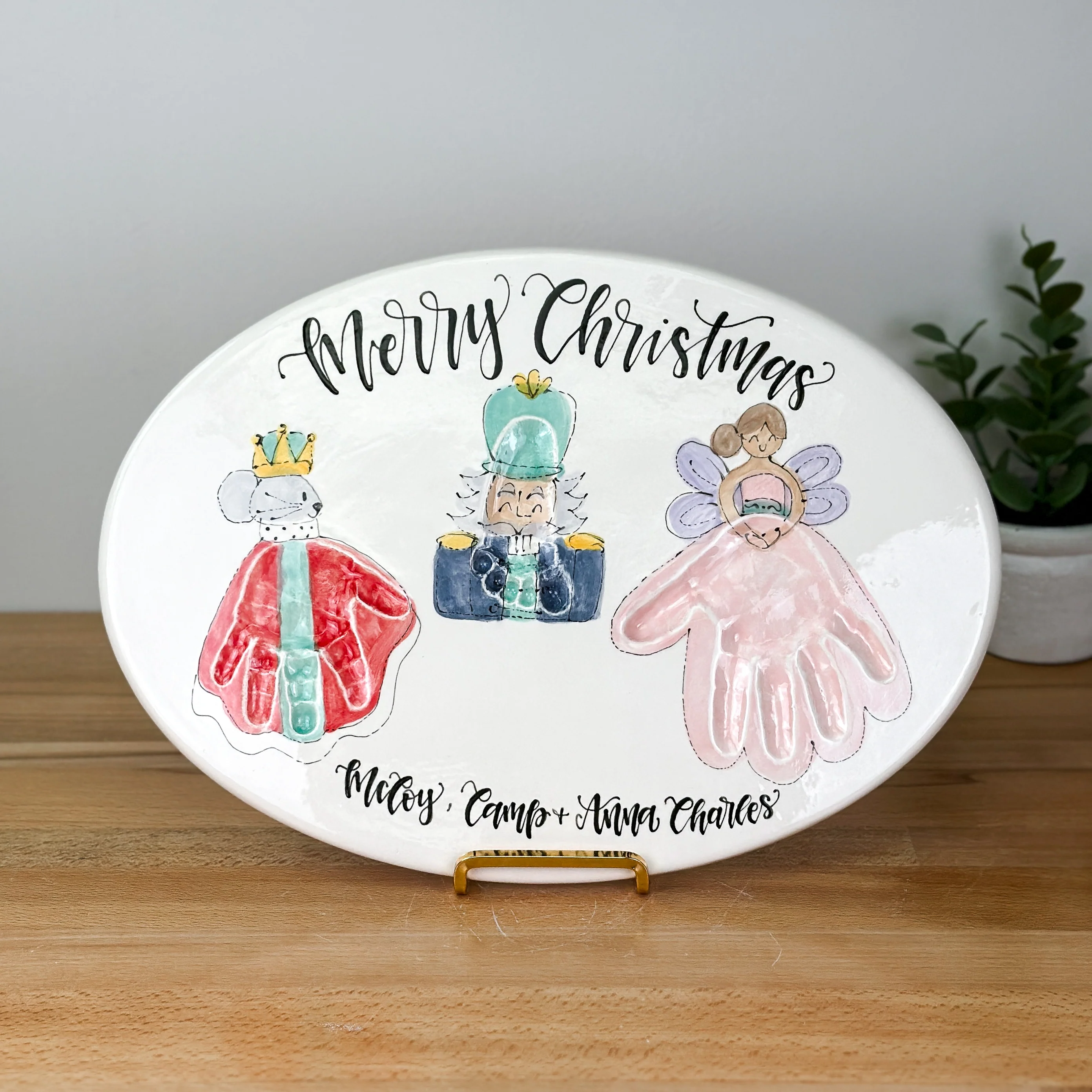 Nutcracker Clay Plaque