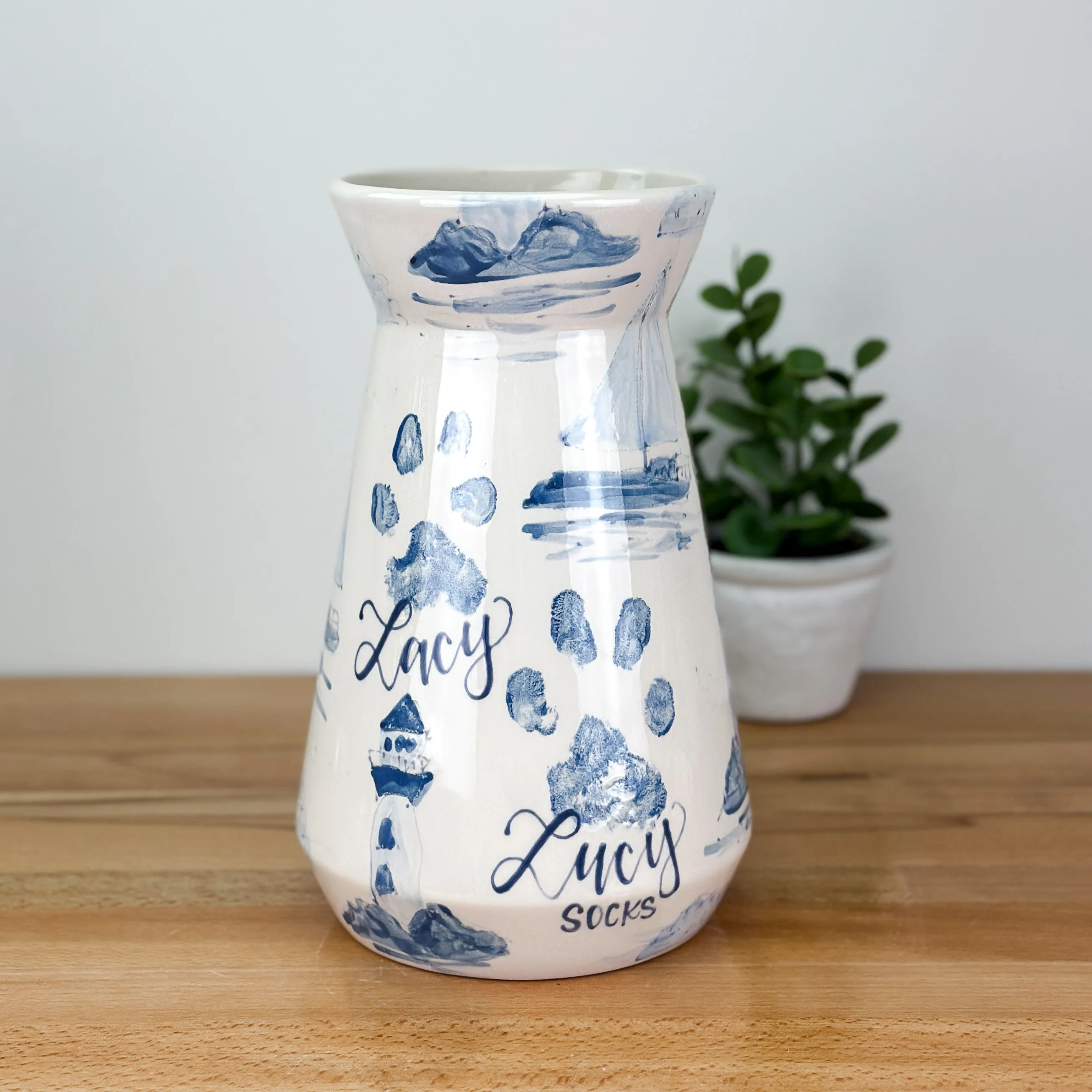 Bailey's Boats Vase