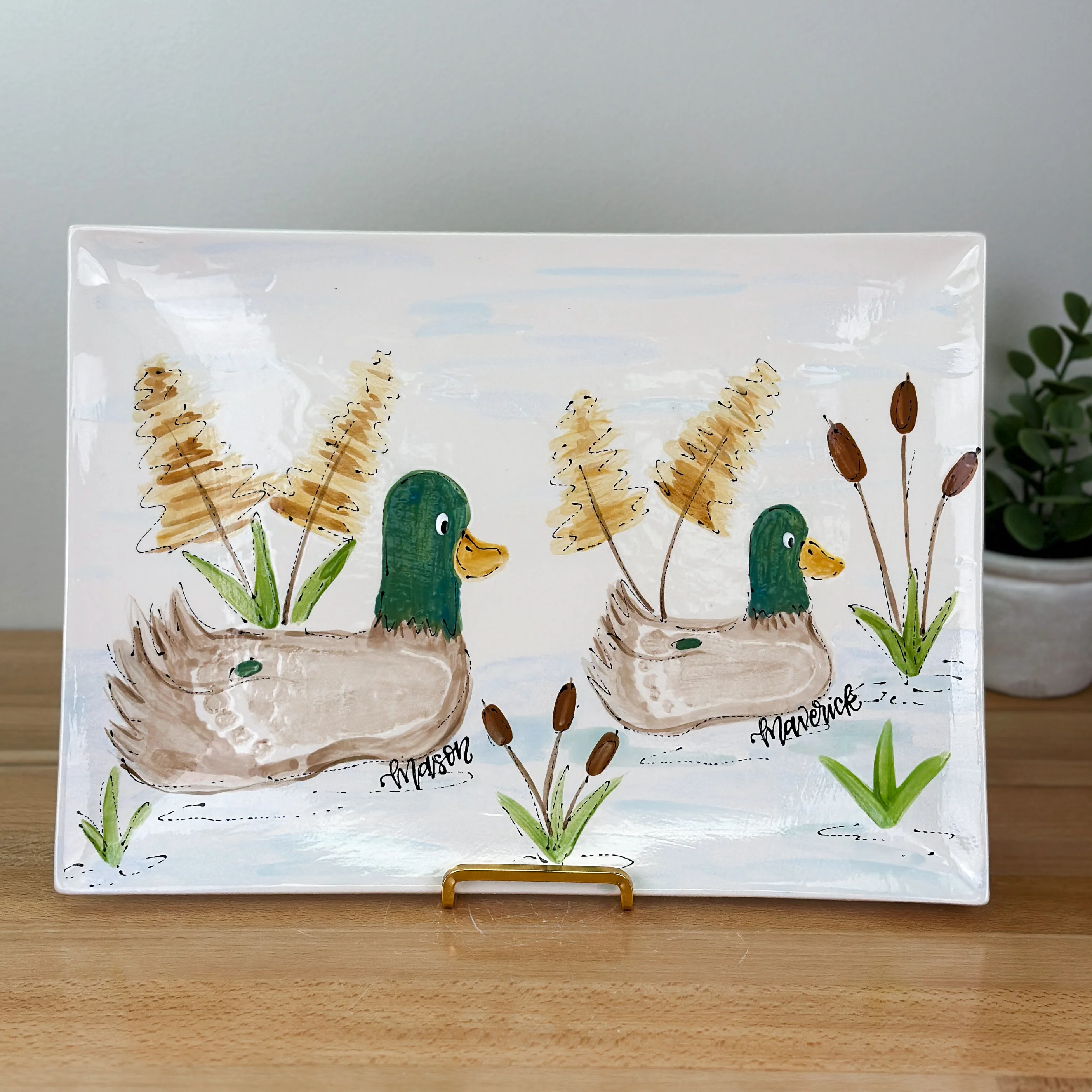 Duck Wide Platter