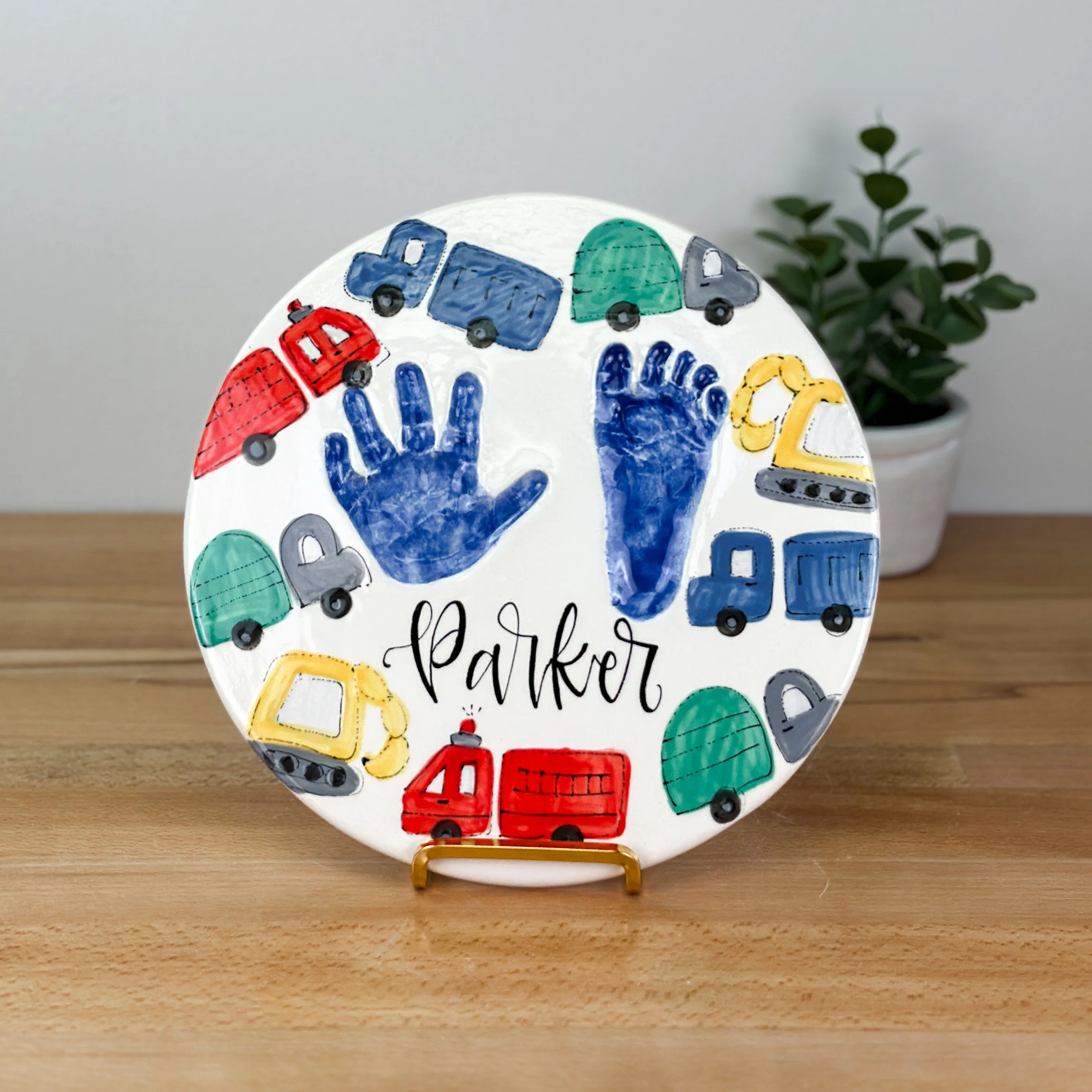 Trucks Clay Plaque