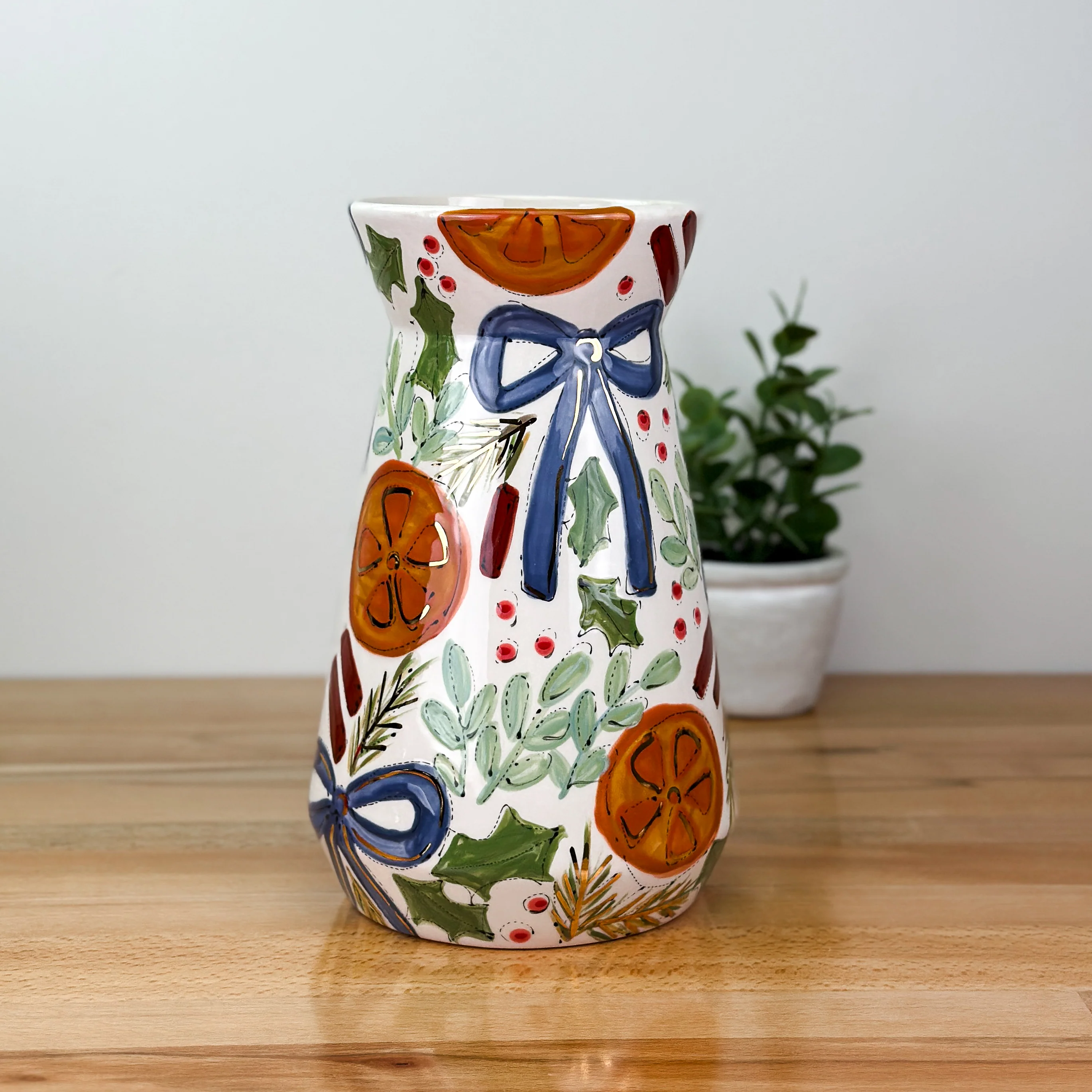 Citrus Garland Vase