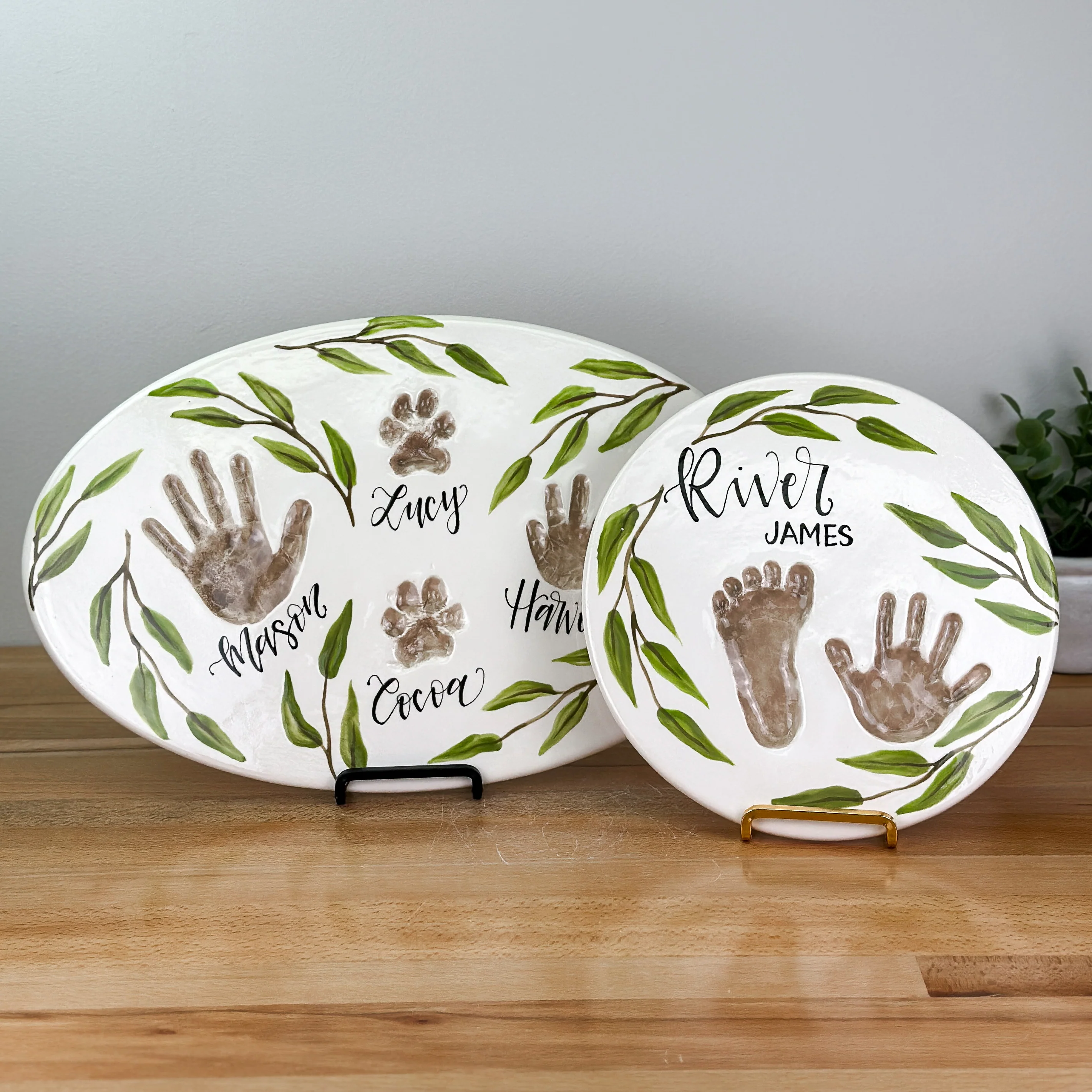 Laurels Clay Plaque