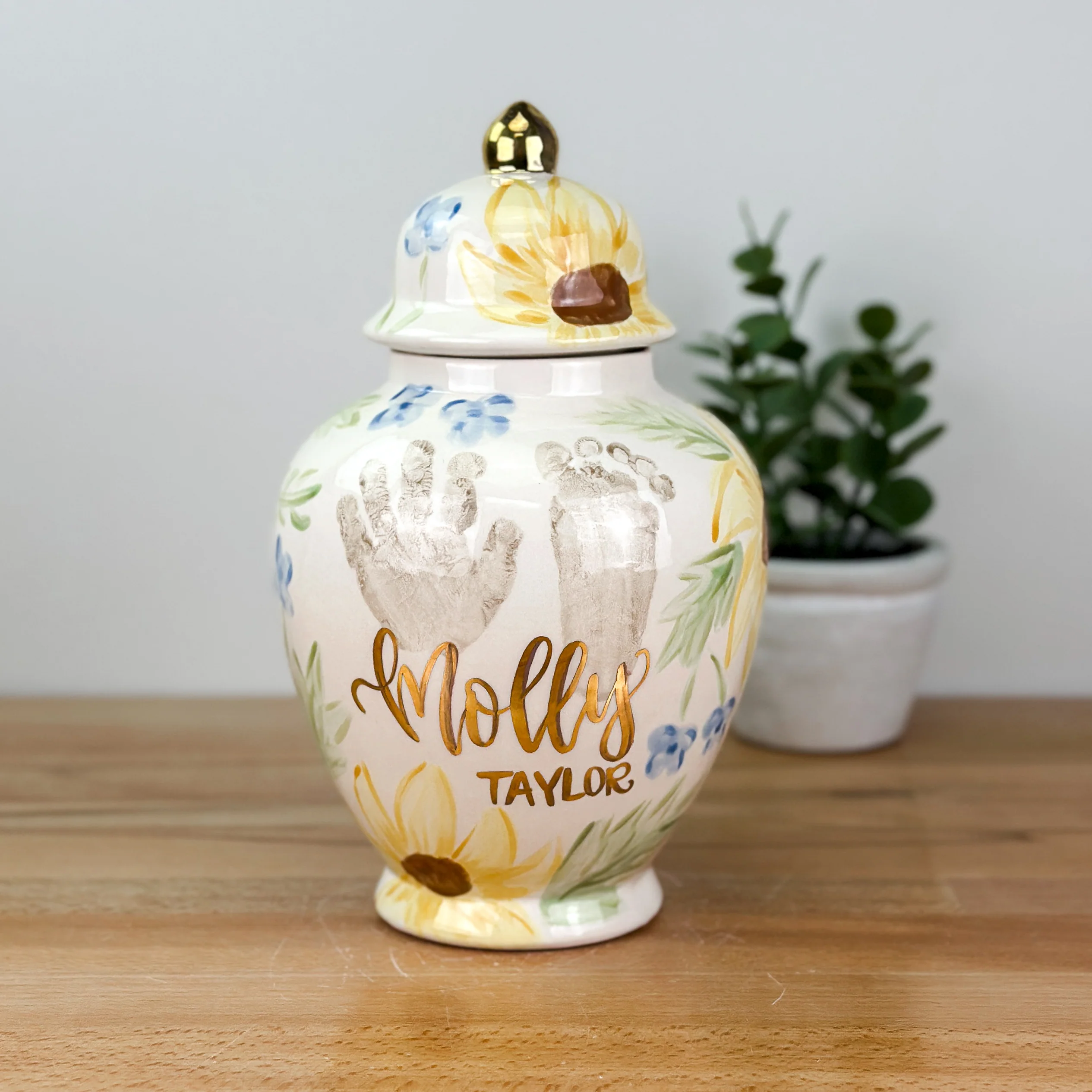 Nayeli's Sunflowers Tyler Ginger Jar