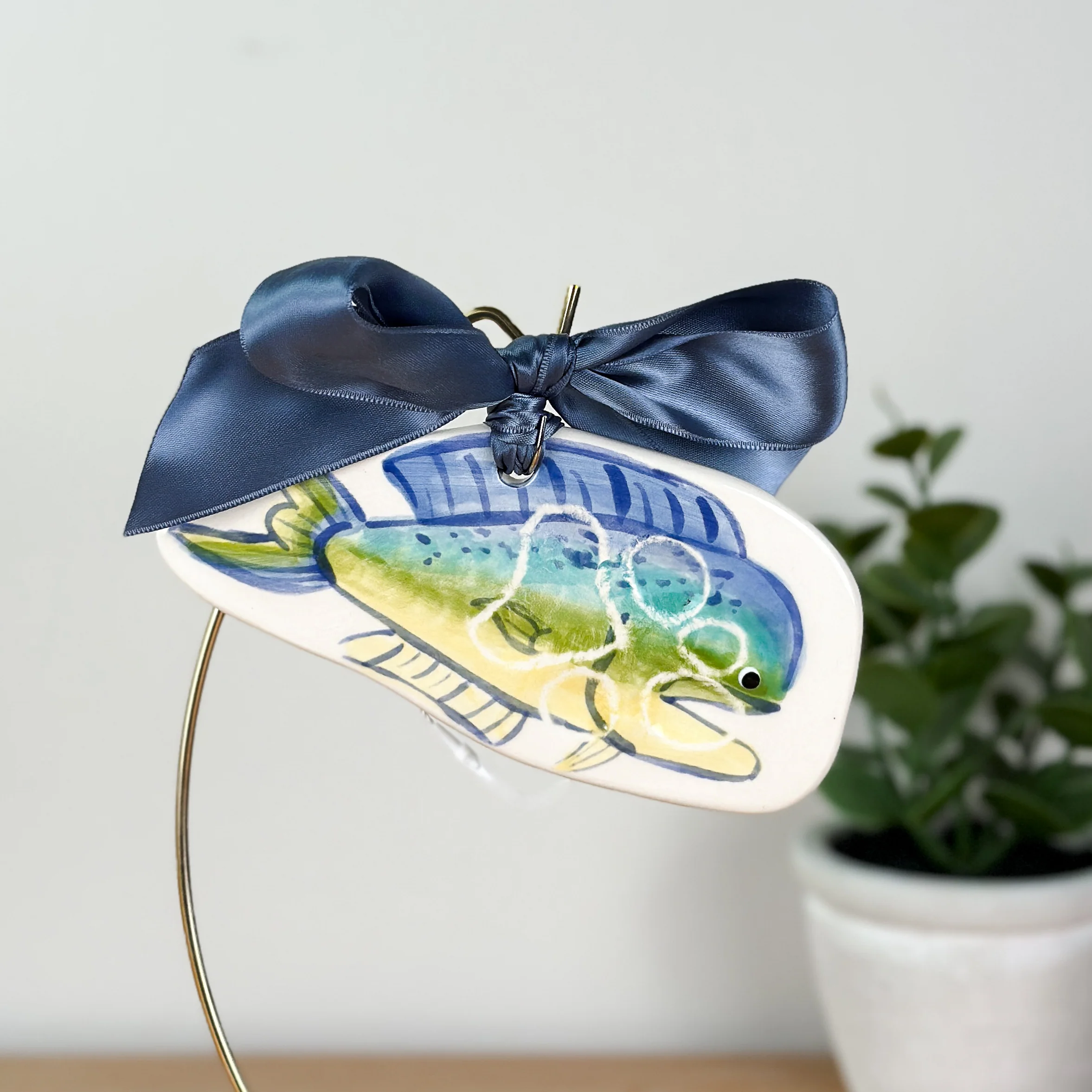 Mahi Clay Ornament