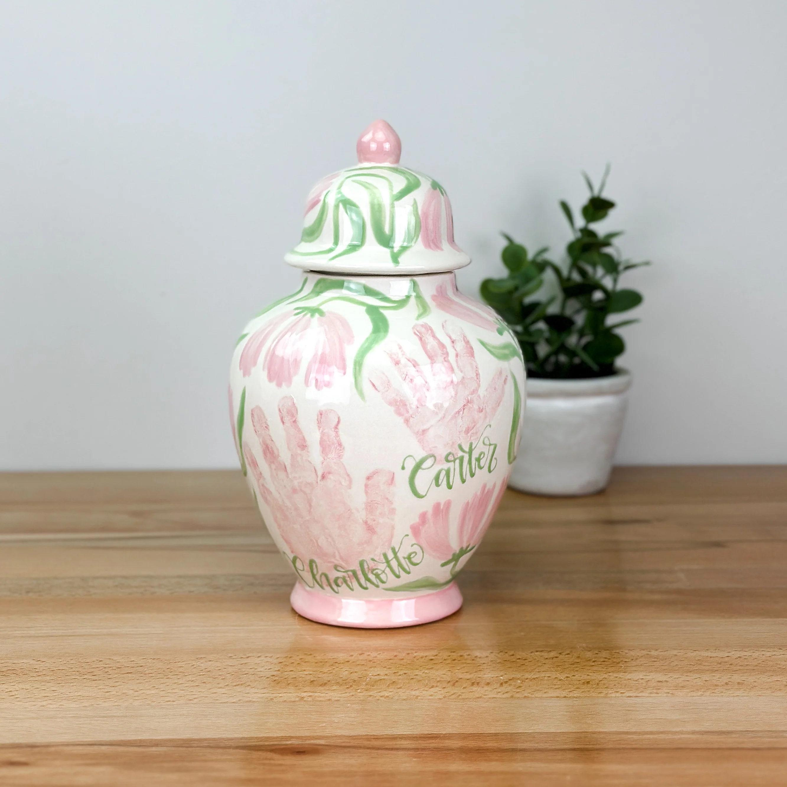 Art Deco Flowers Tyler Jar