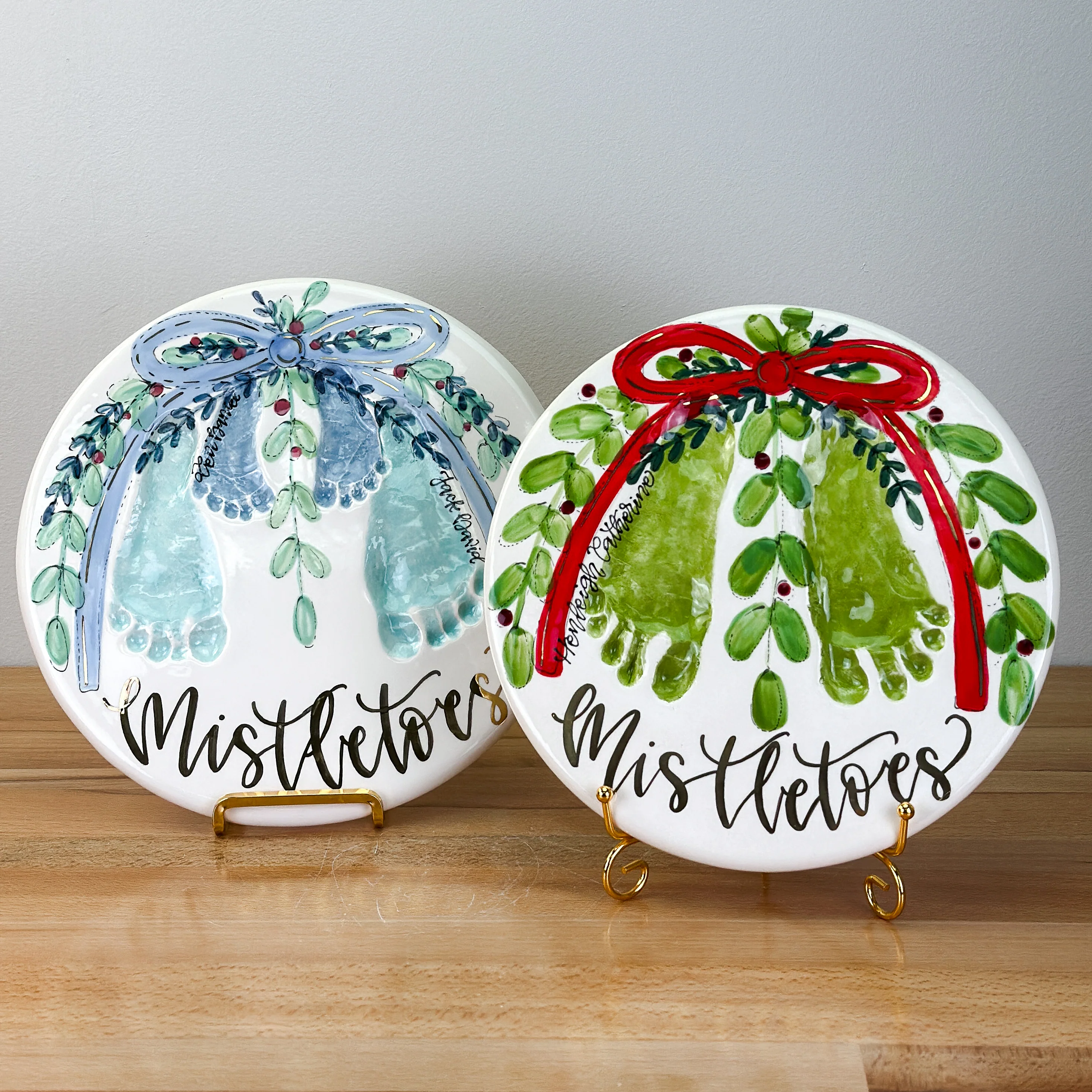 Mistletoes Clay Plaque
