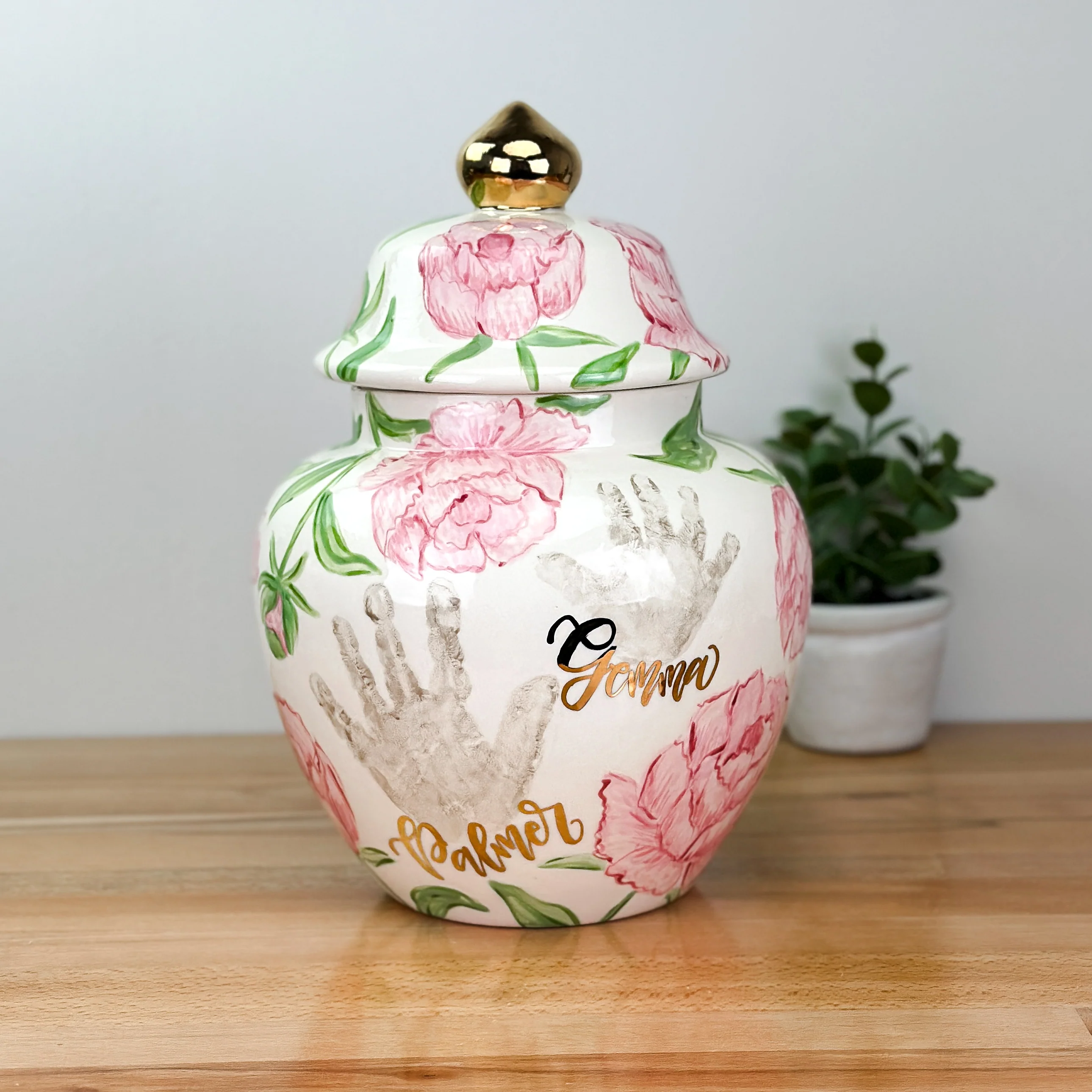 Peony Meghan Ginger Jar