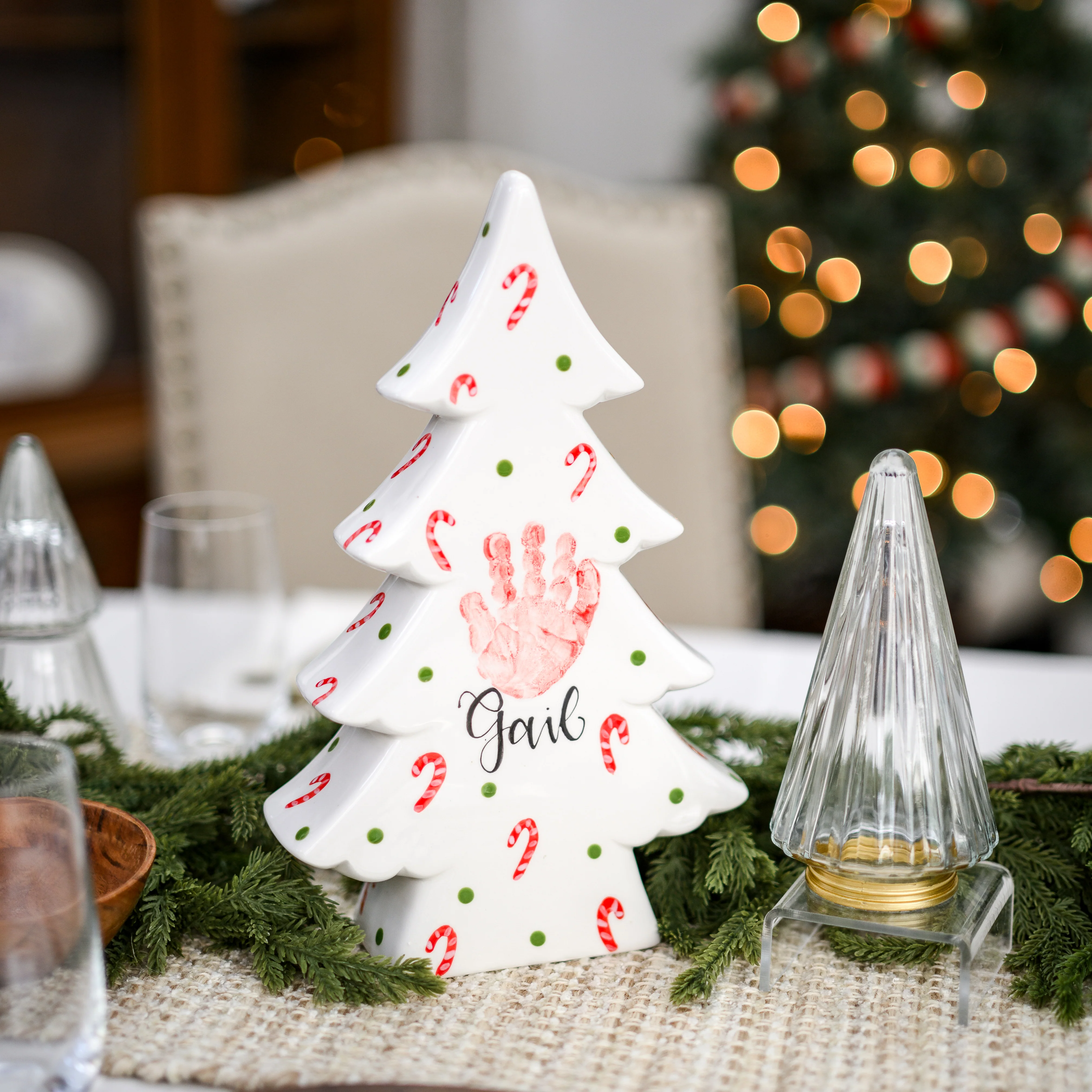 Candy Cane Flat Tree
