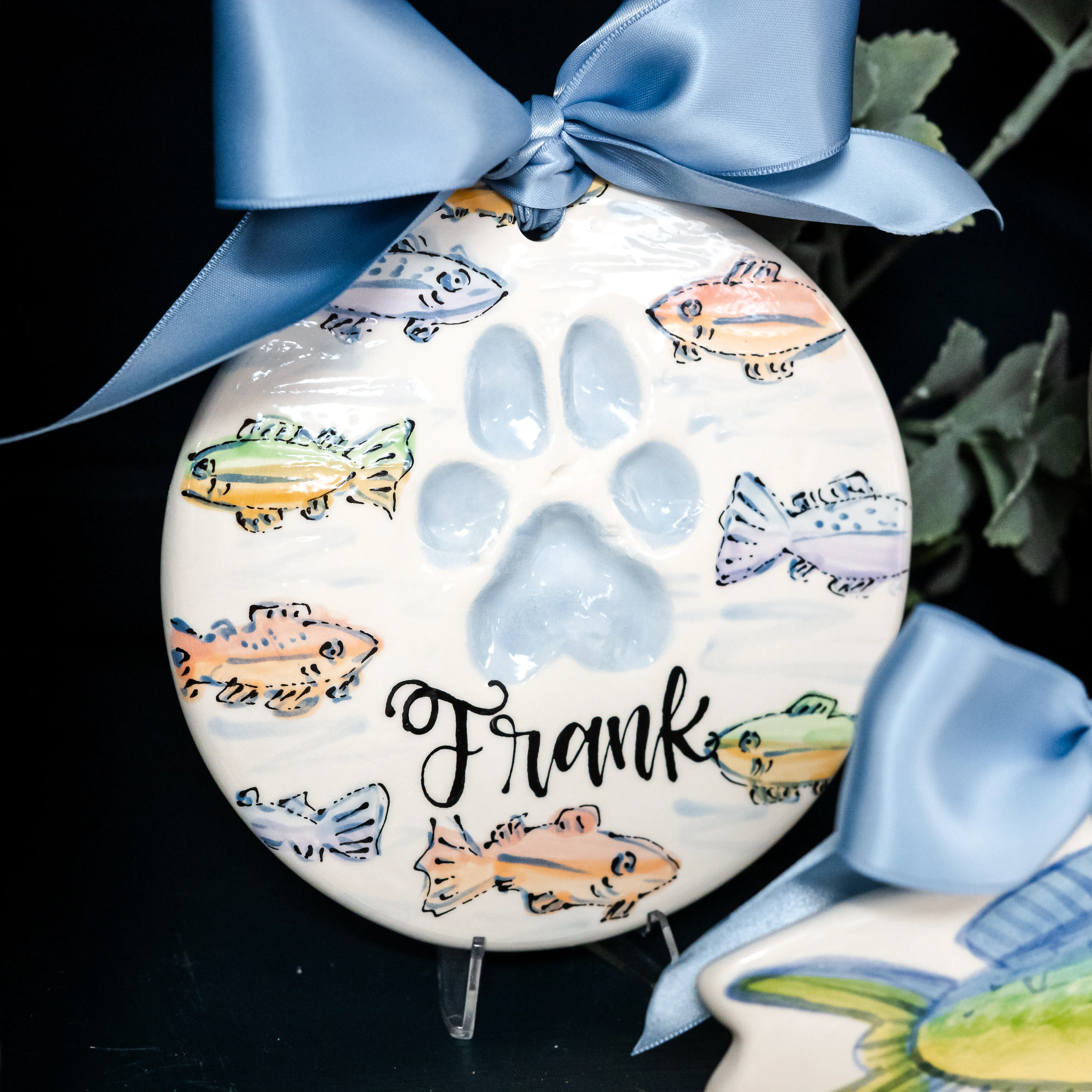 Fish 6 Clay Ornament