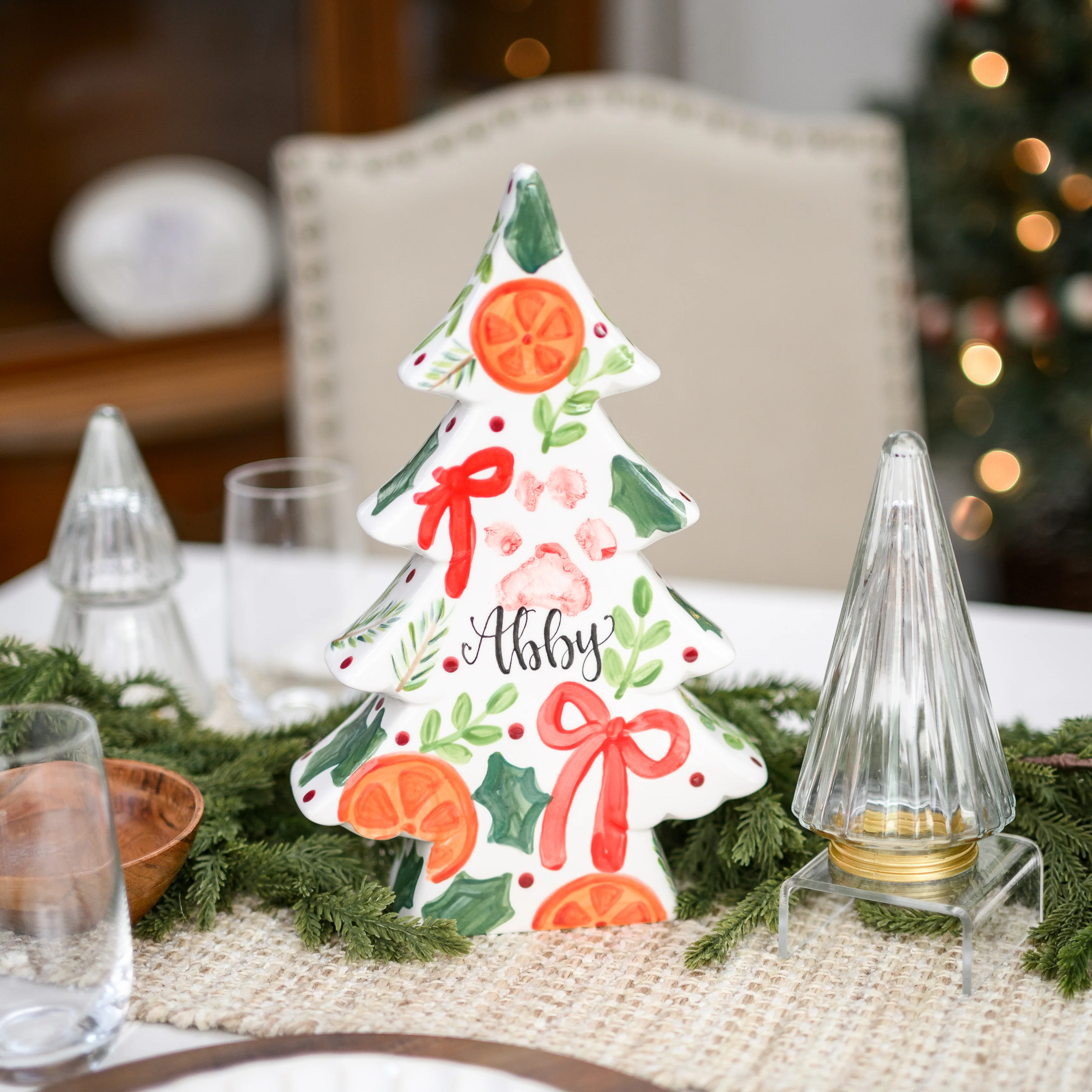 Citrus Garland Flat Tree