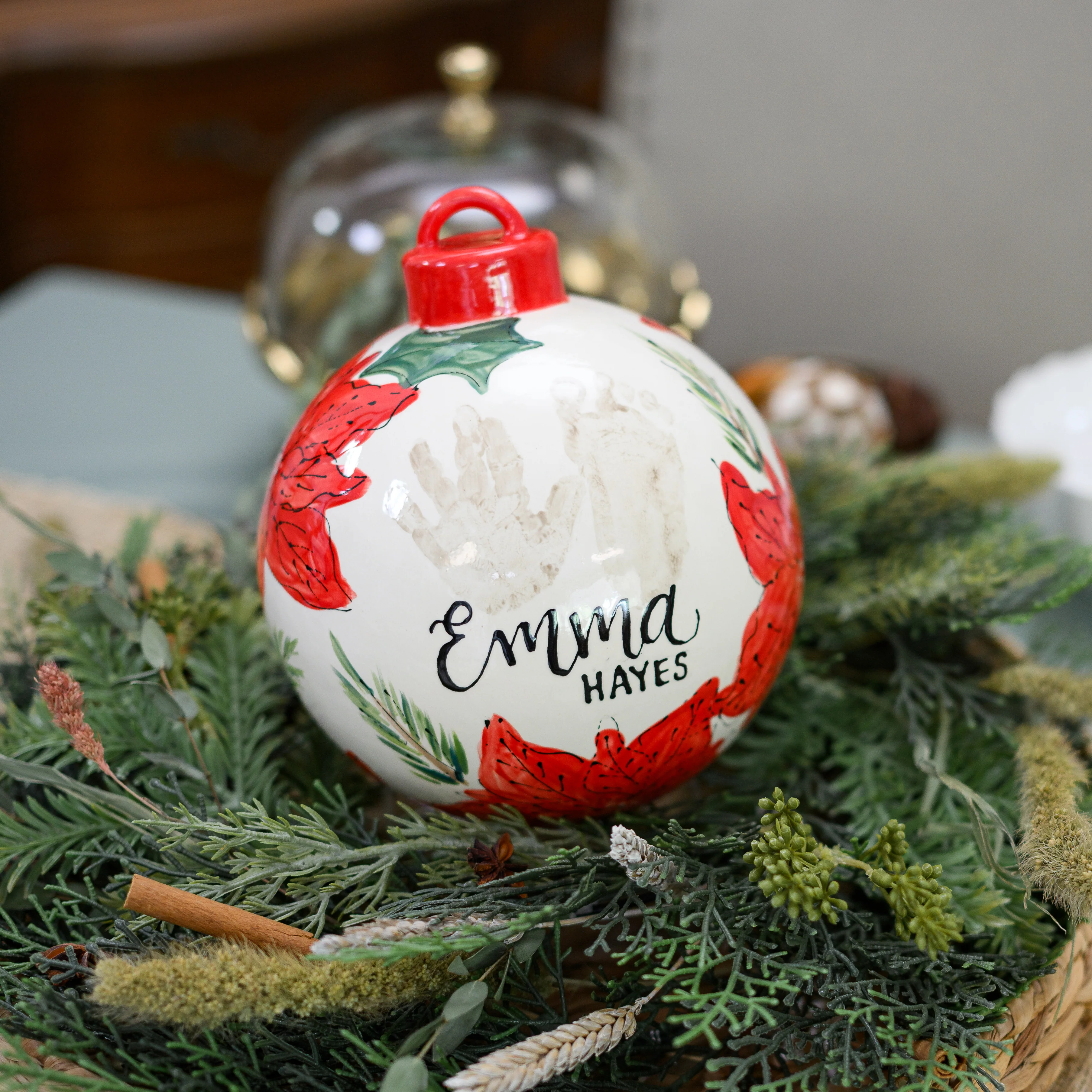 Poinsettia XL Ornament